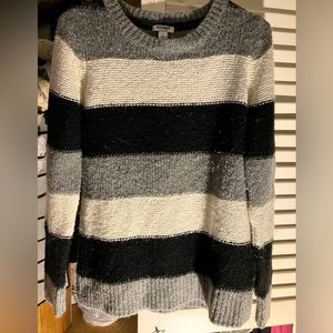 Cozy striped sweater from Old Navy, size large.